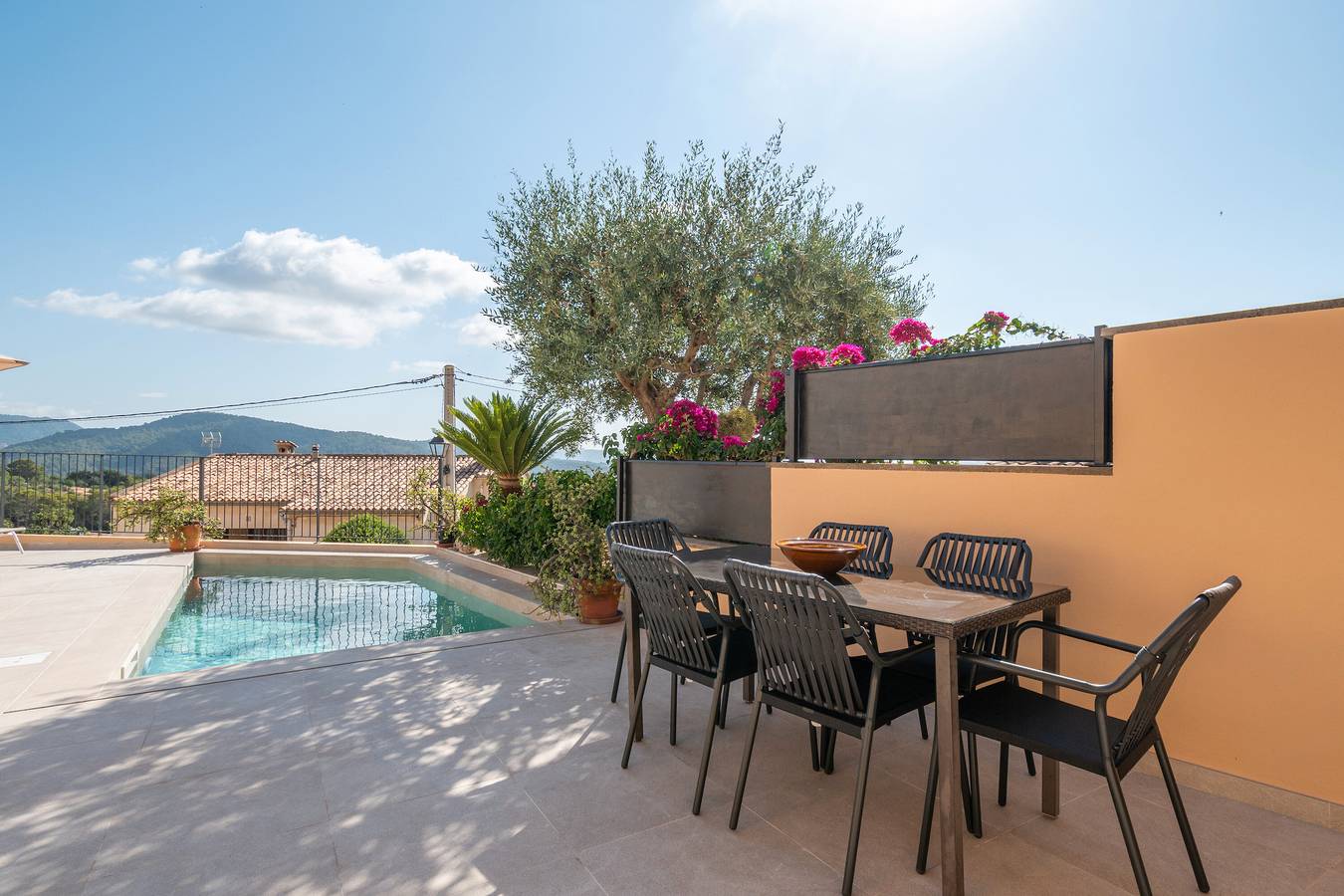 Ganze Wohnung, Ferienwohnung 'Can Vidal' mit Meerblick, Wlan und Klimaanlage in Campanet, Mallorca Inselmitte