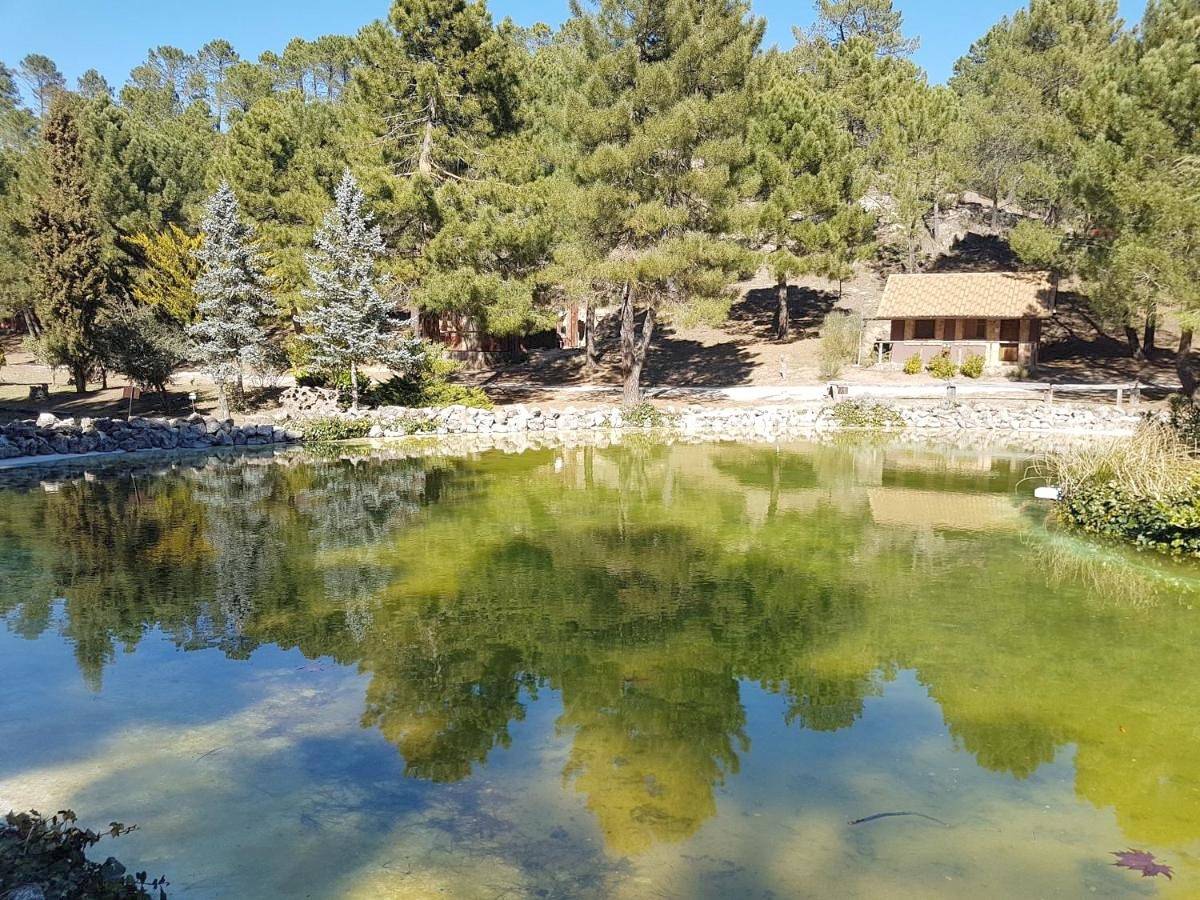 La cabaña del lago en Zafiro Lagunazo Parque Natural del Río Mundo in Riopar (rio Mundo), Riópar