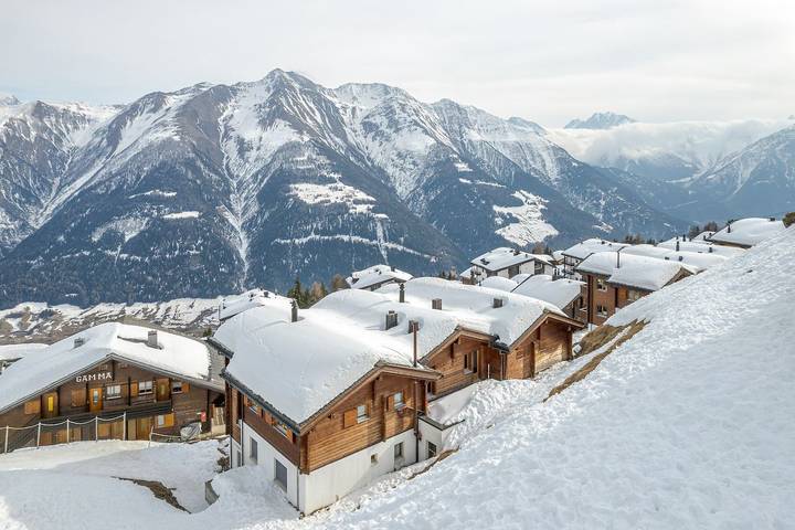 Ferienwohnung für 4 Personen, mit Balkon und Balkon/Terrasse sowie Ausblick in Bettmeralp