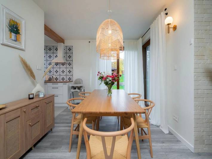 Comfortabele vakantievilla met sauna en jacuzzi in Marcyporęba, Klein-Polen