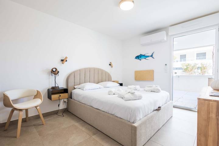 Gîte pour 6 personnes, avec balcon/terrasse et jacuzzi, adapté aux familles dans Casino de Valras Plage - 4