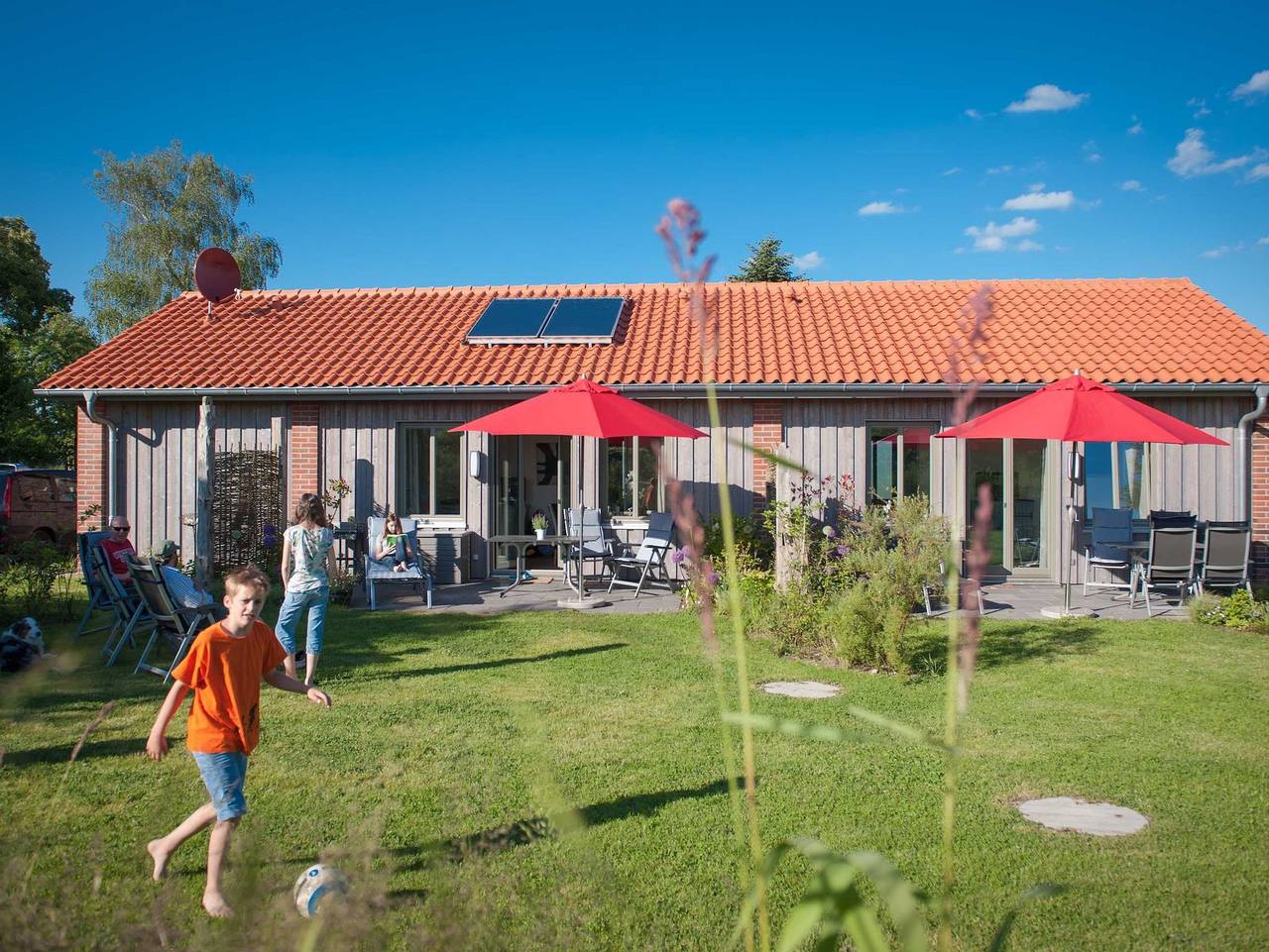 Ganze Ferienwohnung, Ferienwohnung Spieß - Ferienwohnung Wiesenblick, Terrasse in Sarkwitz, Scharbeutz