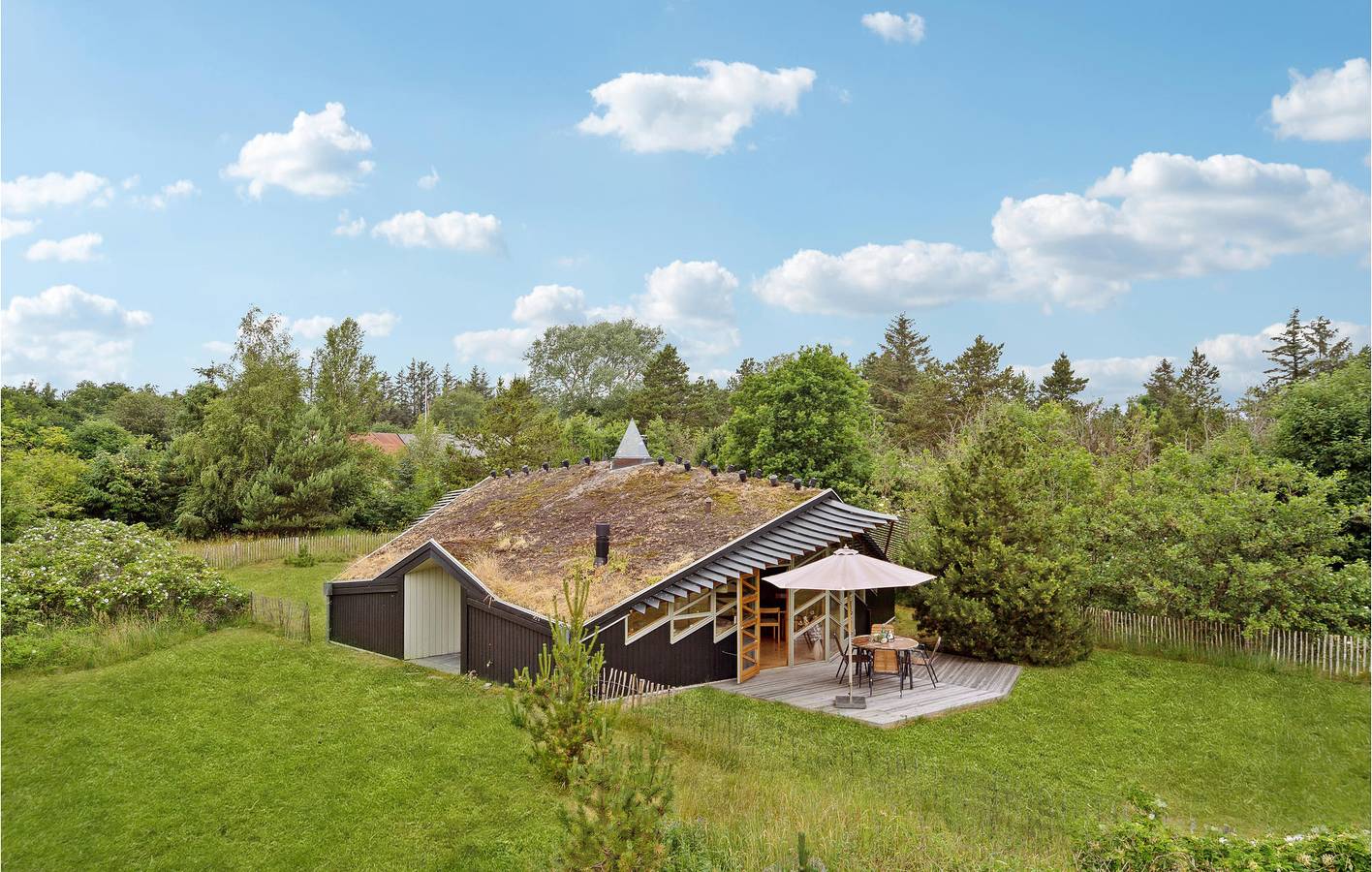 Ferienhaus für 4 Personen mit Terrasse in Bratten, Jerup