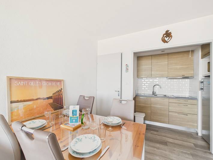 Gîte pour 4 personnes, avec balcon dans La Grande plage (Saint-Gilles-Croix-de-Vie) - 3