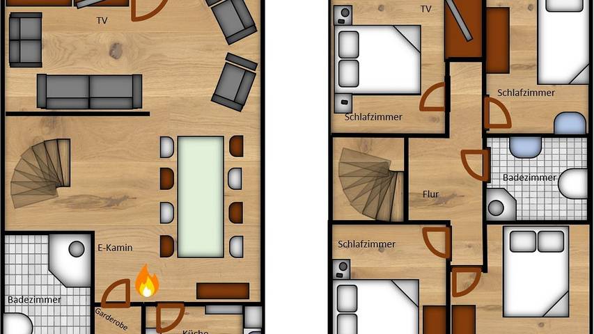 Ferienhaus für 7 Personen, mit Garten und Terrasse sowie Sauna, mit Haustier in Kirchheim - 2