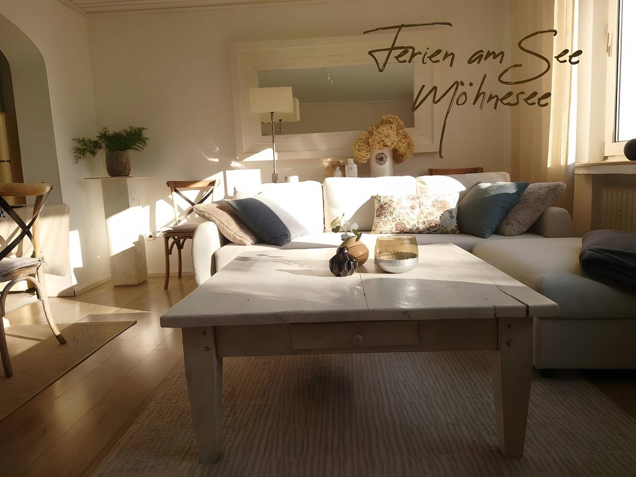 Geheel appartement, Vakantie aan het meer – gezellig appartement vlak bij de Möhnesee in Möhnesee, Kreis Soest