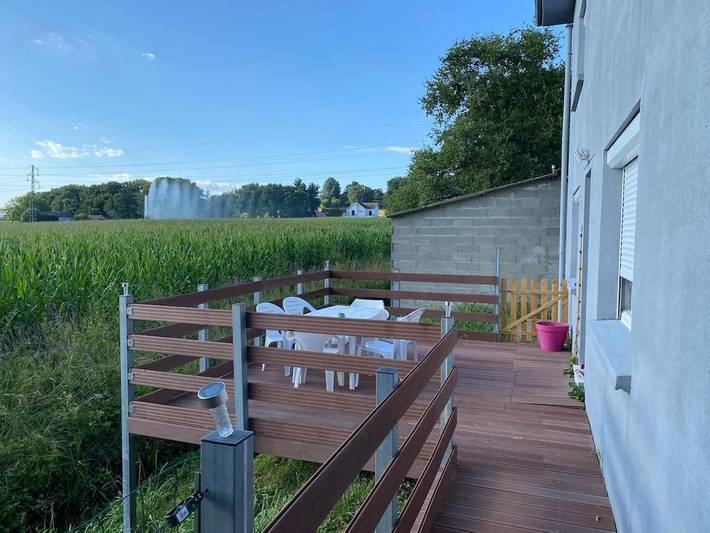 Gîte pour 4 personnes, avec terrasse, animaux acceptés à Argagnon