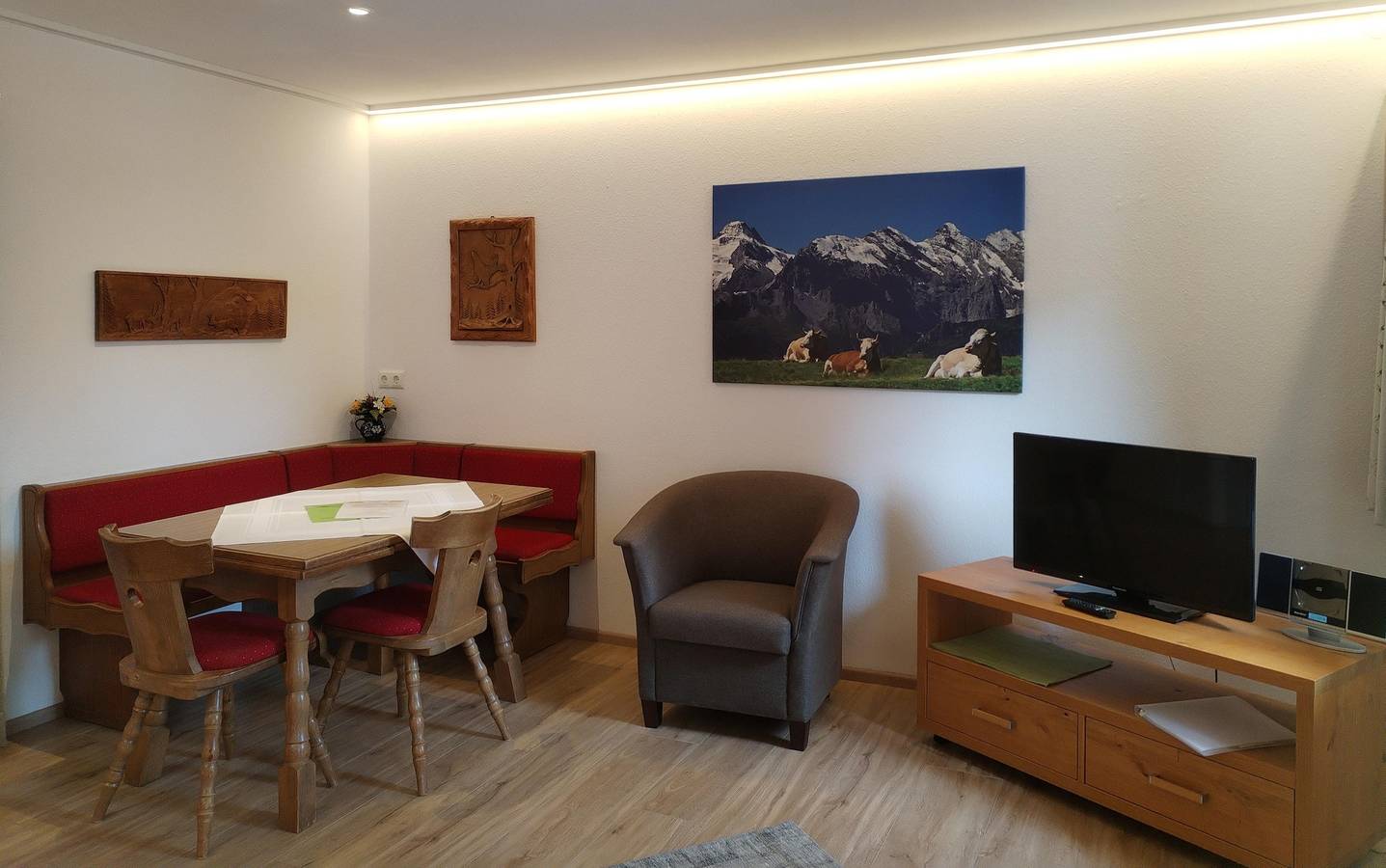 Ganze Ferienwohnung, Ferienwohnung Höfats - 1 Schlafzimmer, Balkon in Obermaiselstein, Bayerisch Schwaben