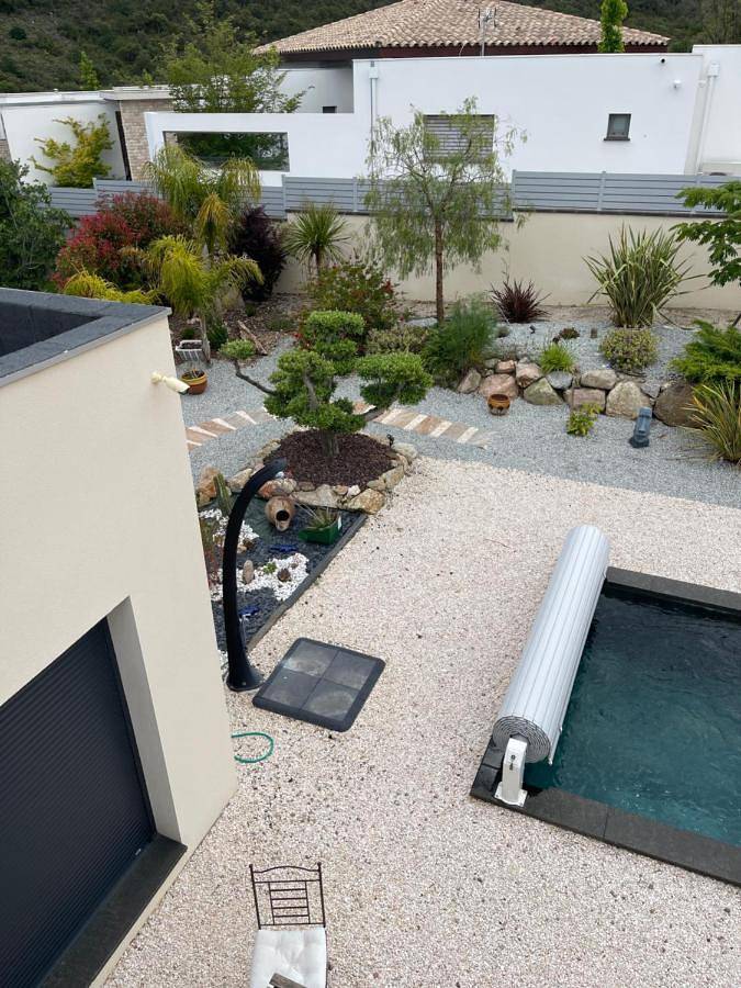 Gîte pour 4 personnes, avec vue ainsi que piscine et jardin à Villelongue-dels-Monts - 3