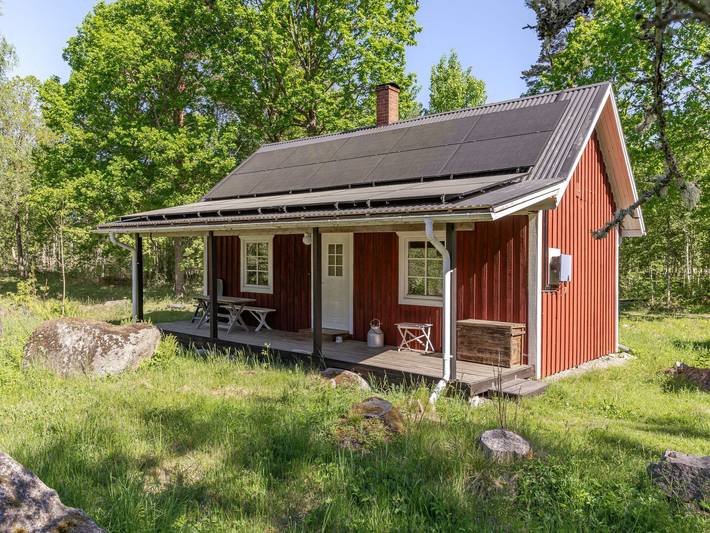 Feriehus for 2 personer, med hage i Syd-Sverige