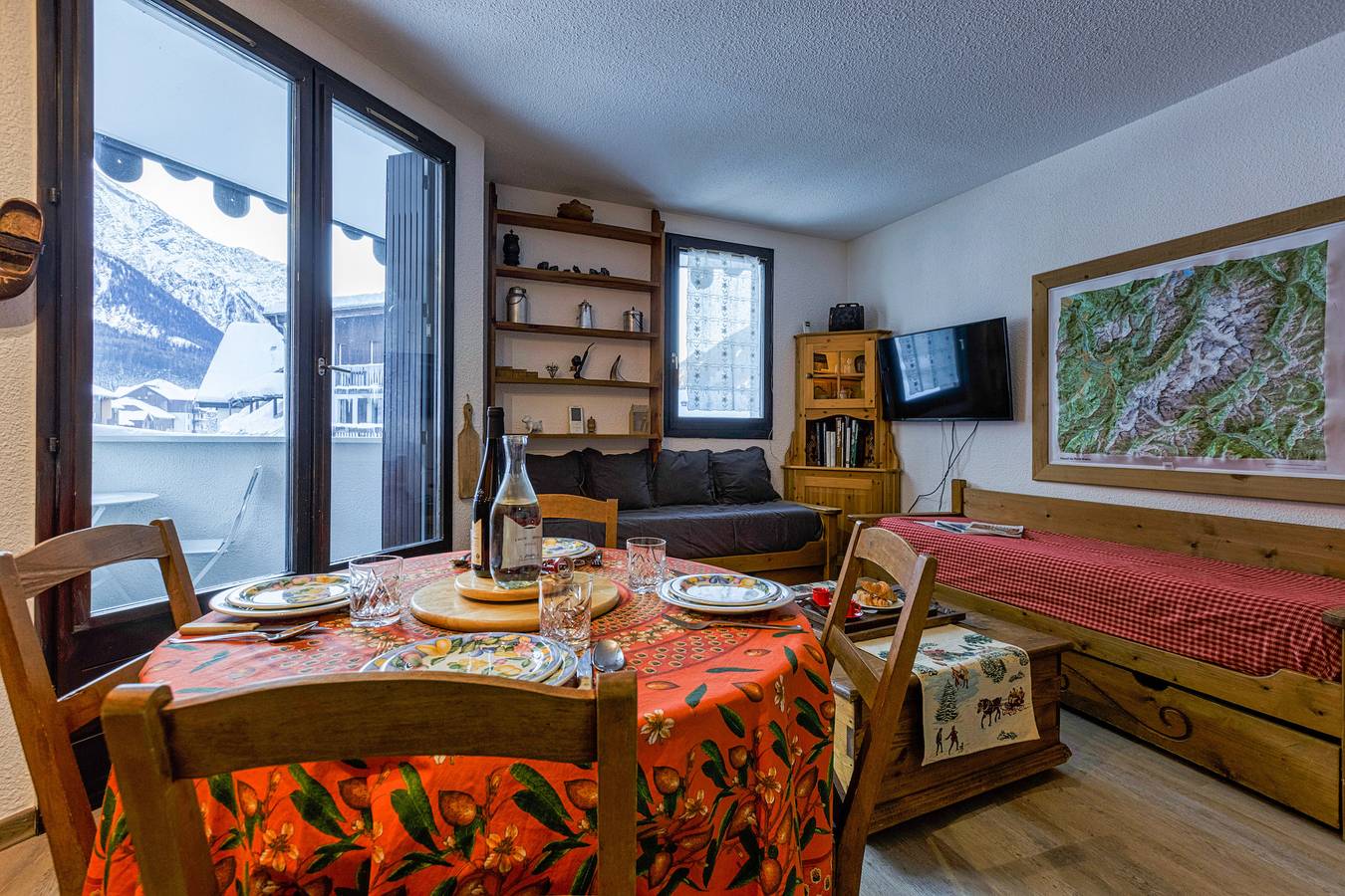 Apartment for 2 People in Brevent-Flegere, Chamonix-Mont-Blanc