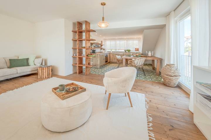 Ferienwohnung für 2 Personen, mit Seeblick und Balkon in Gaienhofen - 3