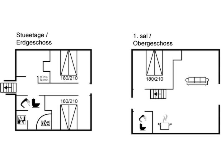 Ferienwohnung für 6 Personen, mit Pool und Whirlpool sowie Terrasse in Løjt - 2