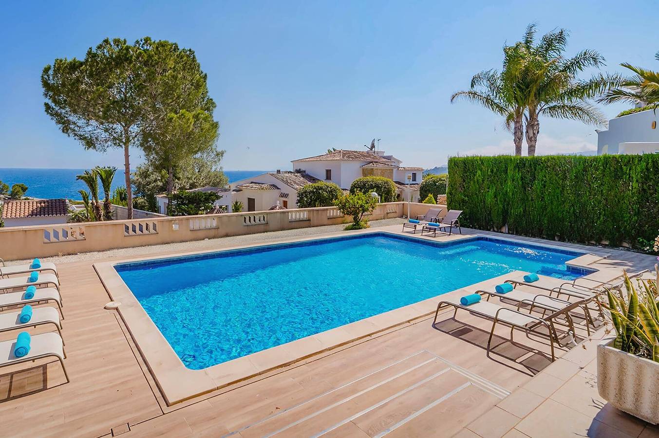 Villa für 11 Personen mit Garten in Club Moraira, Teulada (Spanien)