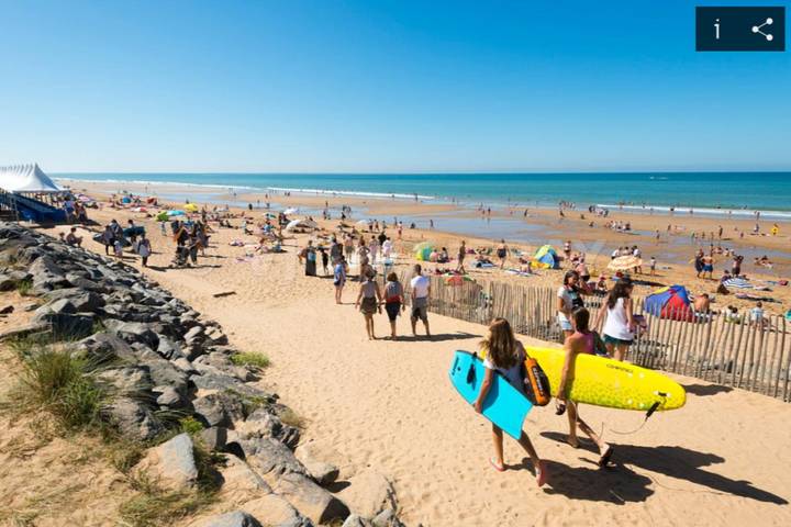 Location de vacances pour 5 personnes, avec jardin, adapté aux familles à Longeville-sur-Mer - 4