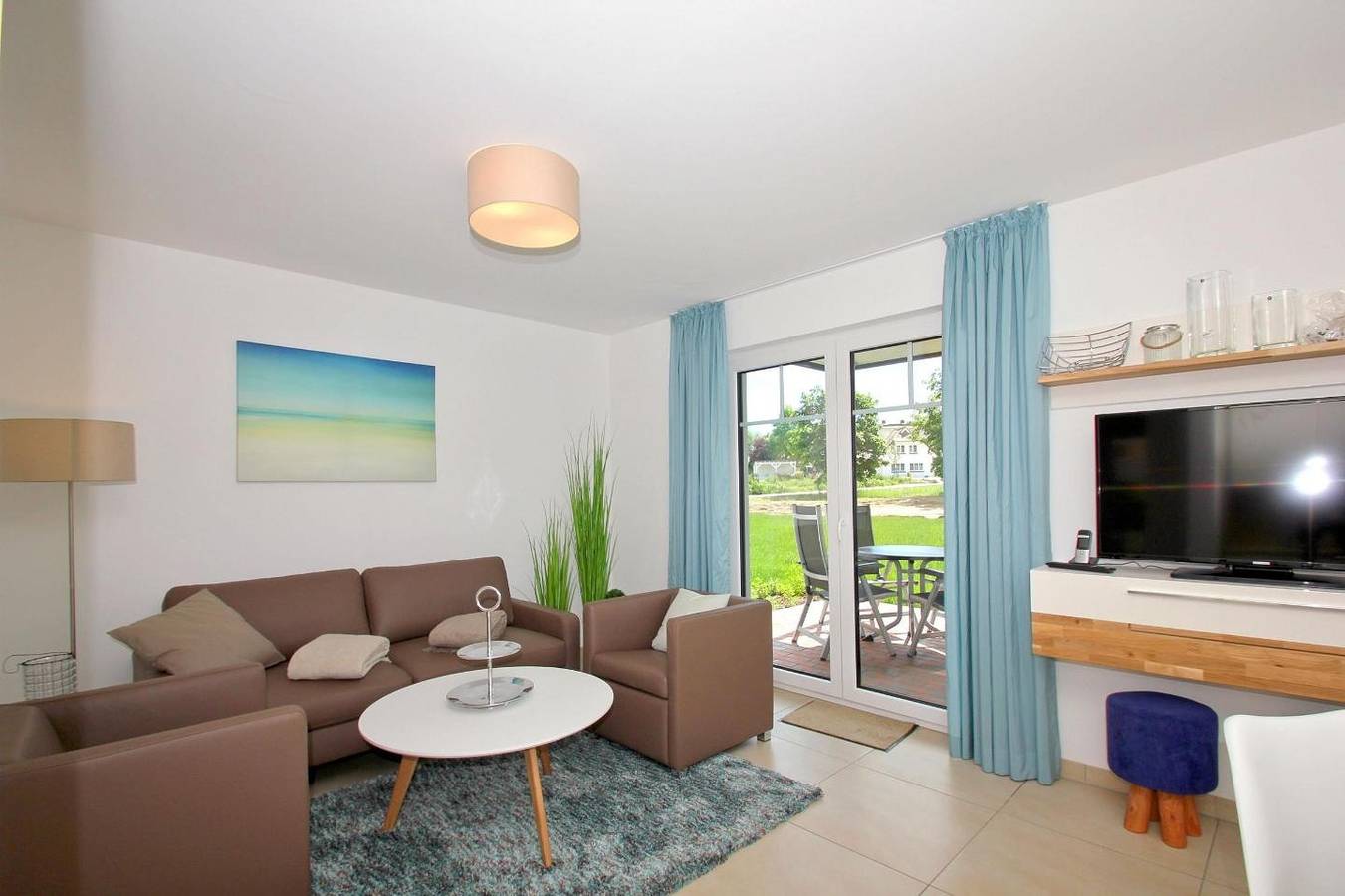 Ganze Wohnung, Strandnahe Fewo mit Terrasse, Schwimmbad- und Saunanutzung - Rex Rugia Fewo 11-2 in Lobbe, Mönchgut