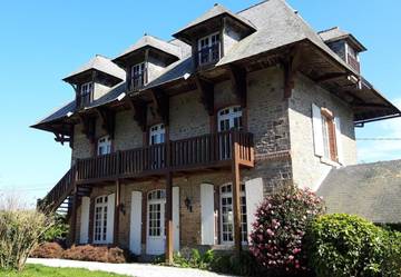 Cottage pour 2 personnes, avec vue ainsi que jardin et terrasse à Le Vast