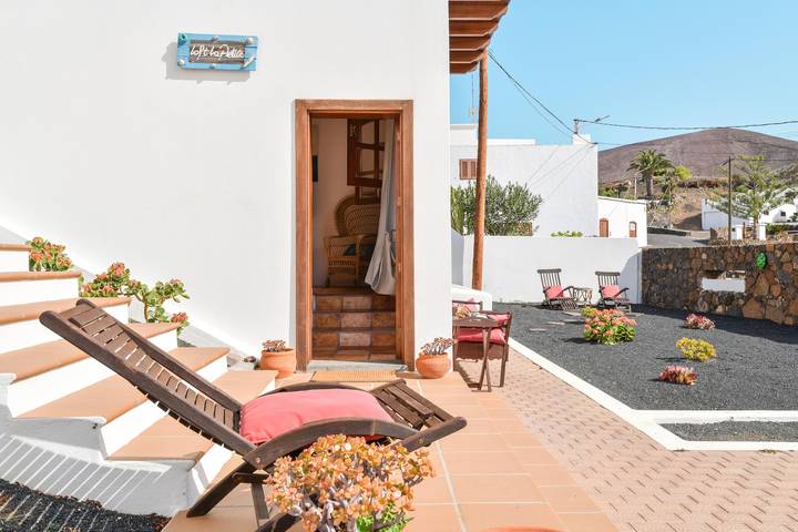 Apartamento para 2 personas, con Jardín en Guatiza