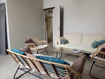 Gîte pour 4 personnes, avec terrasse à Langon