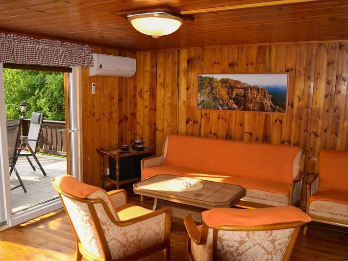 Chalet für 6 Personen, mit Garten und Terrasse, kinderfreundlich in Tschechien - 3