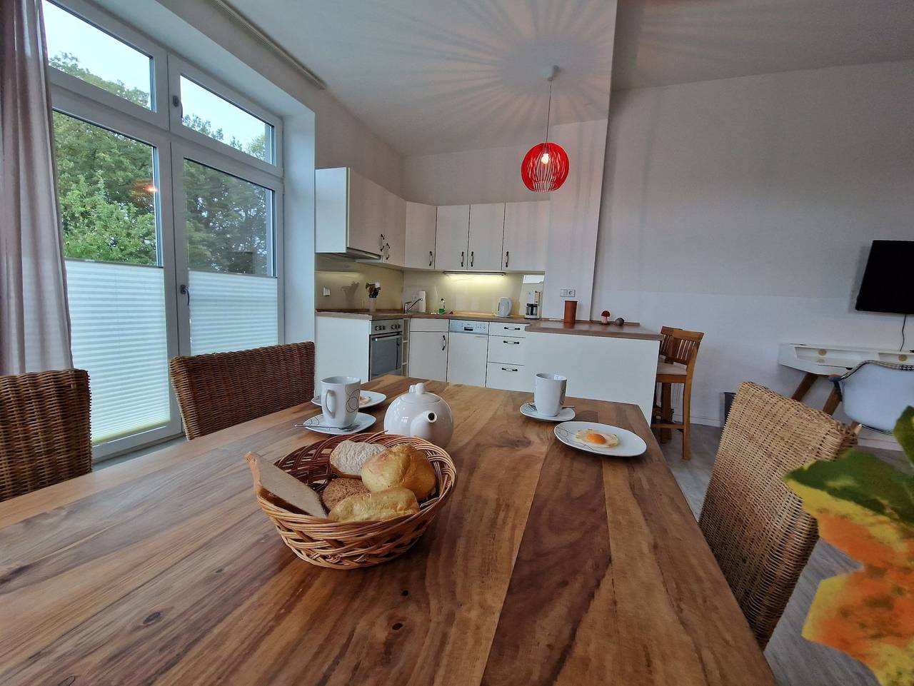 Ganze Ferienwohnung, Gutshaus Wohnung 1 in Malchow, Fleesensee