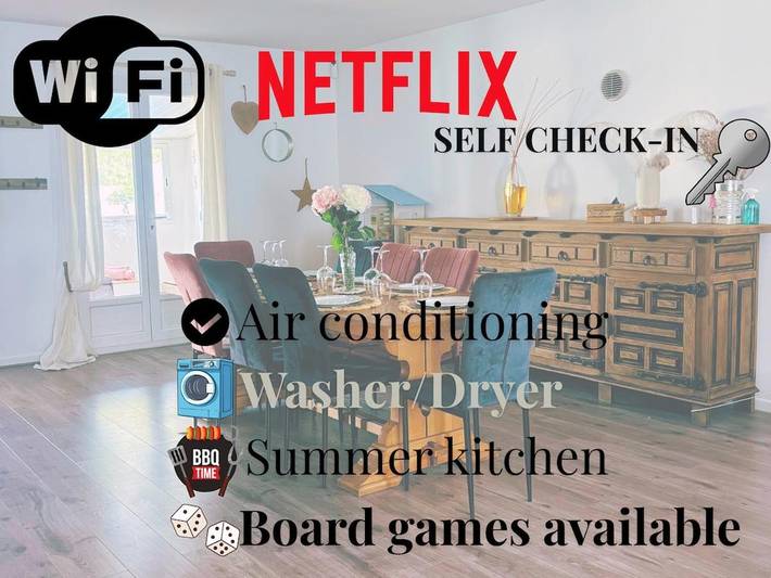 Location de vacances pour 8 personnes, avec piscine et jardin à Coursan - 3