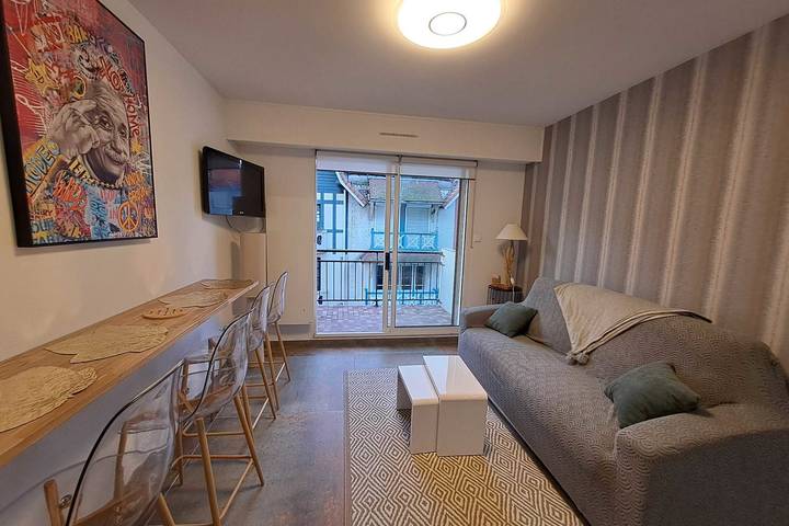 Studio pour 4 personnes, avec balcon