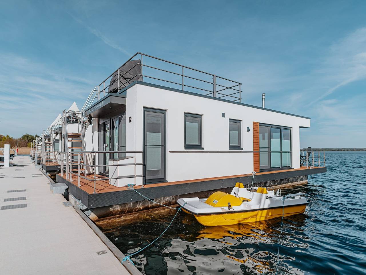 Hausboot am Gräbendorfer in Laasow, Vetschau