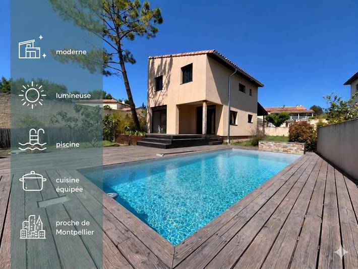 Chalet para 6 personas, con piscina y terraza además de vistas y jardín - 1