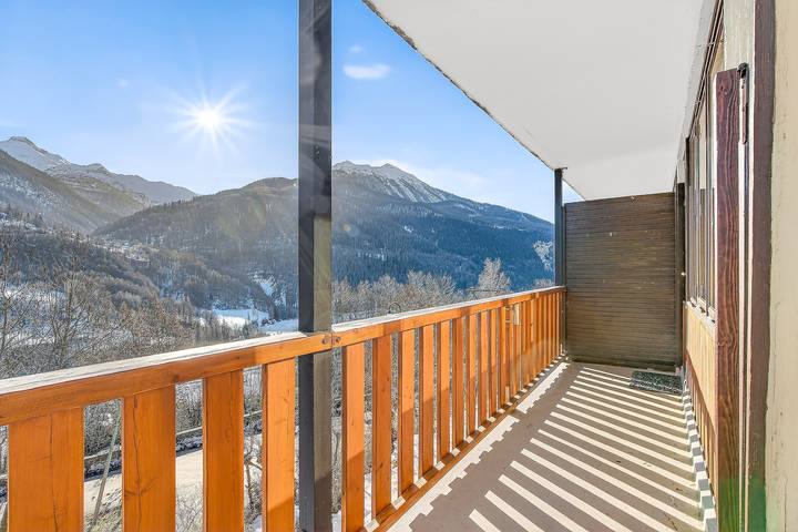 Ganze Wohnung, Appartement „Orciéres Village“ mit Bergblick und Balkon in Orcières, Nationalpark Écrins