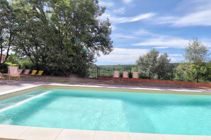 Maison de vacances pour 4 personnes, avec jardin et piscine, animaux acceptés - 1