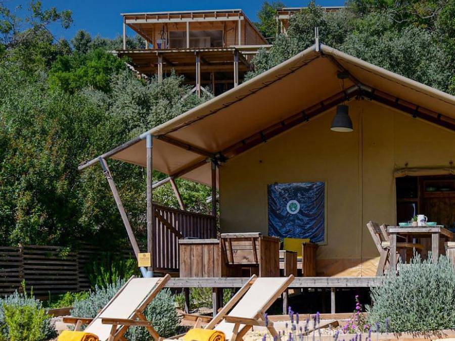 Wecamp Reserva Alecrim - Canvas and wooden tent 2 persons - Lodge Family in Costa Alentejana