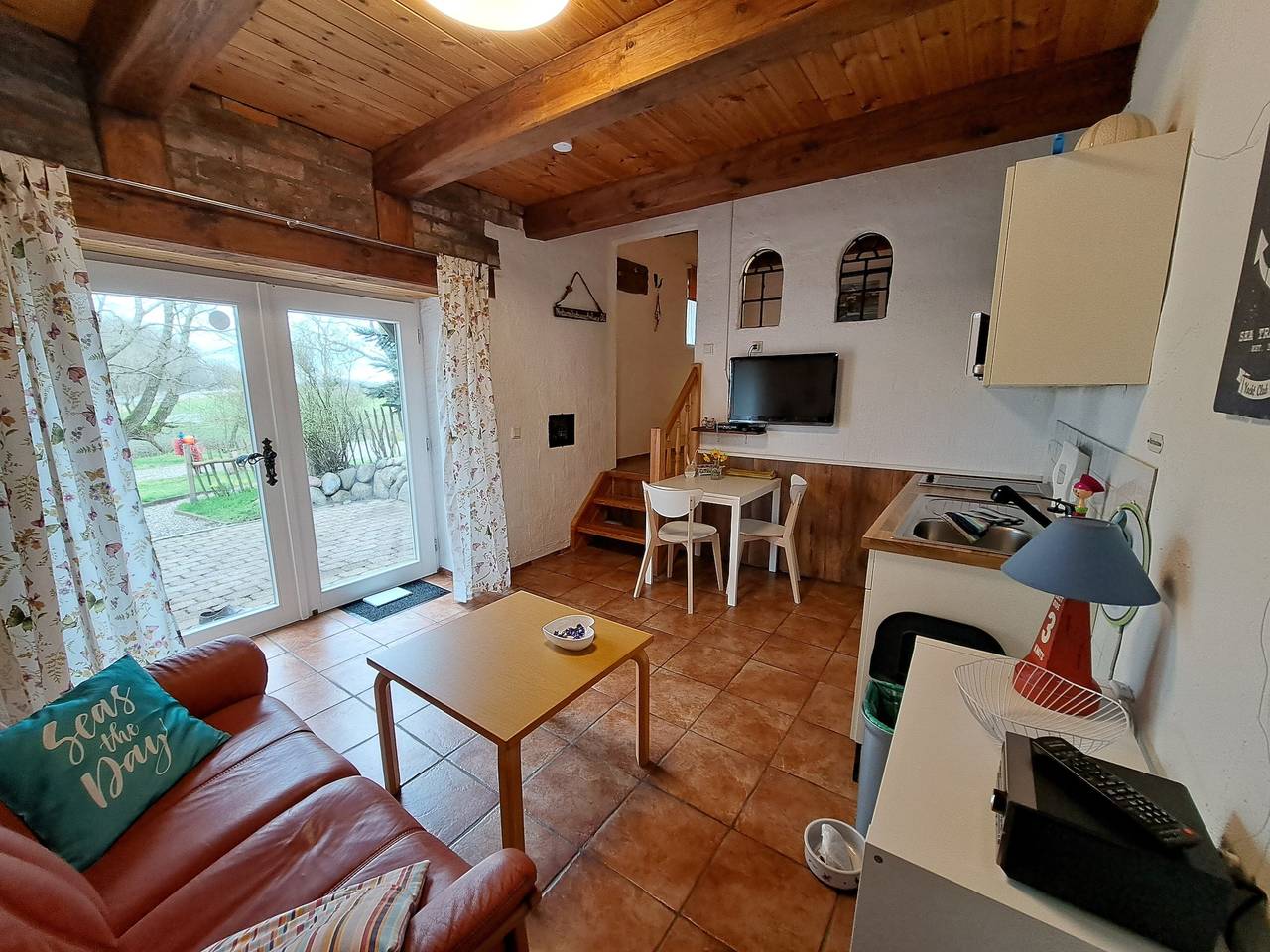 Ganze Wohnung, Ferienwohnung Sjaelland" mit privater Terrasse und eigenem Garten in Rodenäs, Nordfriesland