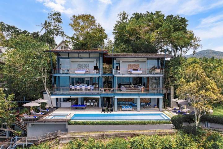 Vakantiehuis voor 6 personen, with tuin and whirlpool as well as zwembad op Koh Samui