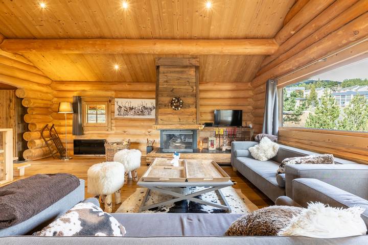 Chalet pour 9 personnes, avec balcon et jardin à Les Angles - 2