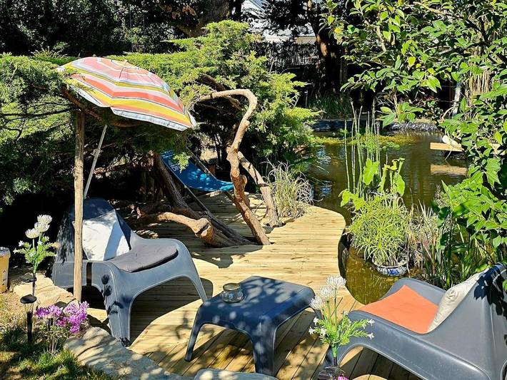 Chambre d’hôte pour 2 personnes, avec jardin, animaux acceptés à Saint-Coulomb