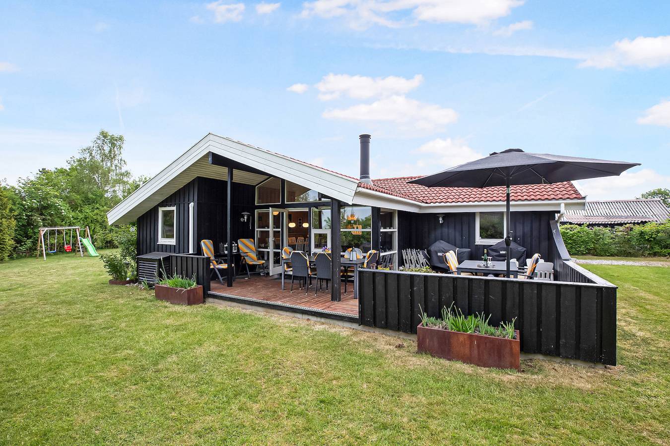 Familien-Sommerhaus in ruhiger Lage, 8 Erw, 2 Ki  in Udsholt Strand, Kattegat Küste