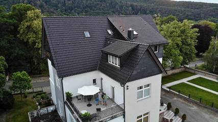 Ferienwohnung für 6 Personen, mit Terrasse und Ausblick sowie Garten in Thale