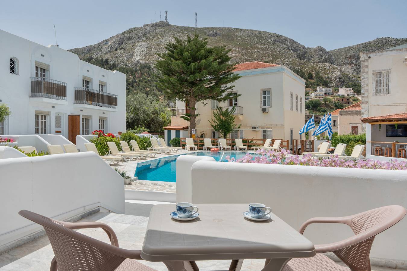 Ganze Wohnung, Ferienwohnung 'Doppelzimmer Nr. 4' mit Bergblick, Wi-Fi und Klimaanlage in Kalymnos
