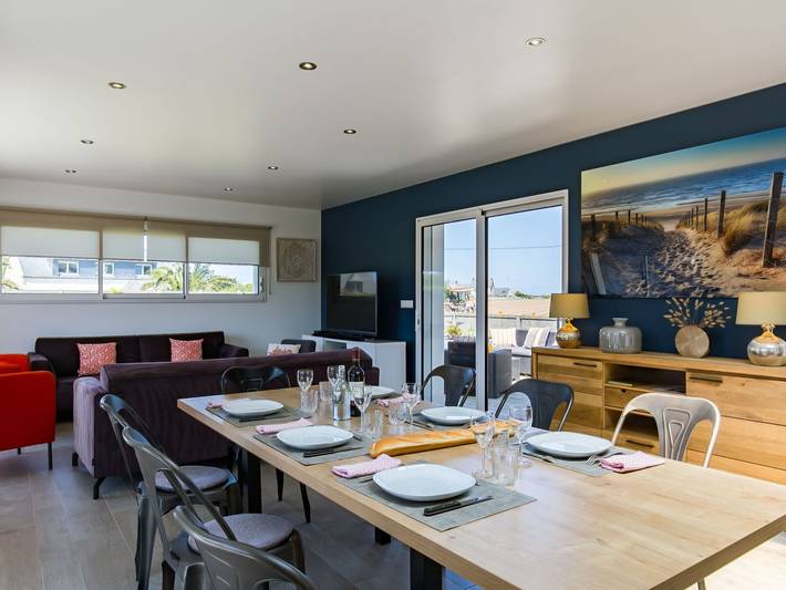 Maison de vacances pour 6 personnes, avec Terrasse et Jardin