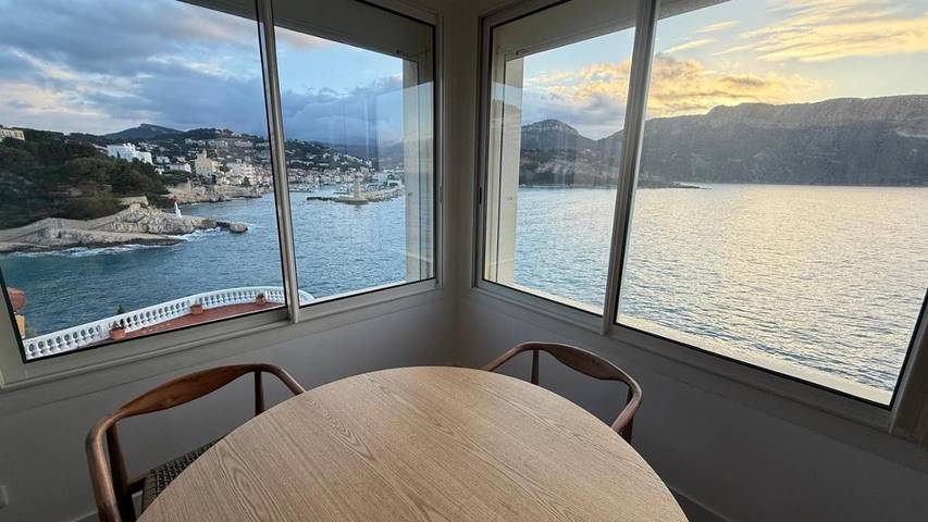 Gîte pour 5 personnes, avec balcon et vue dans Plage Du Bestouan Cassis