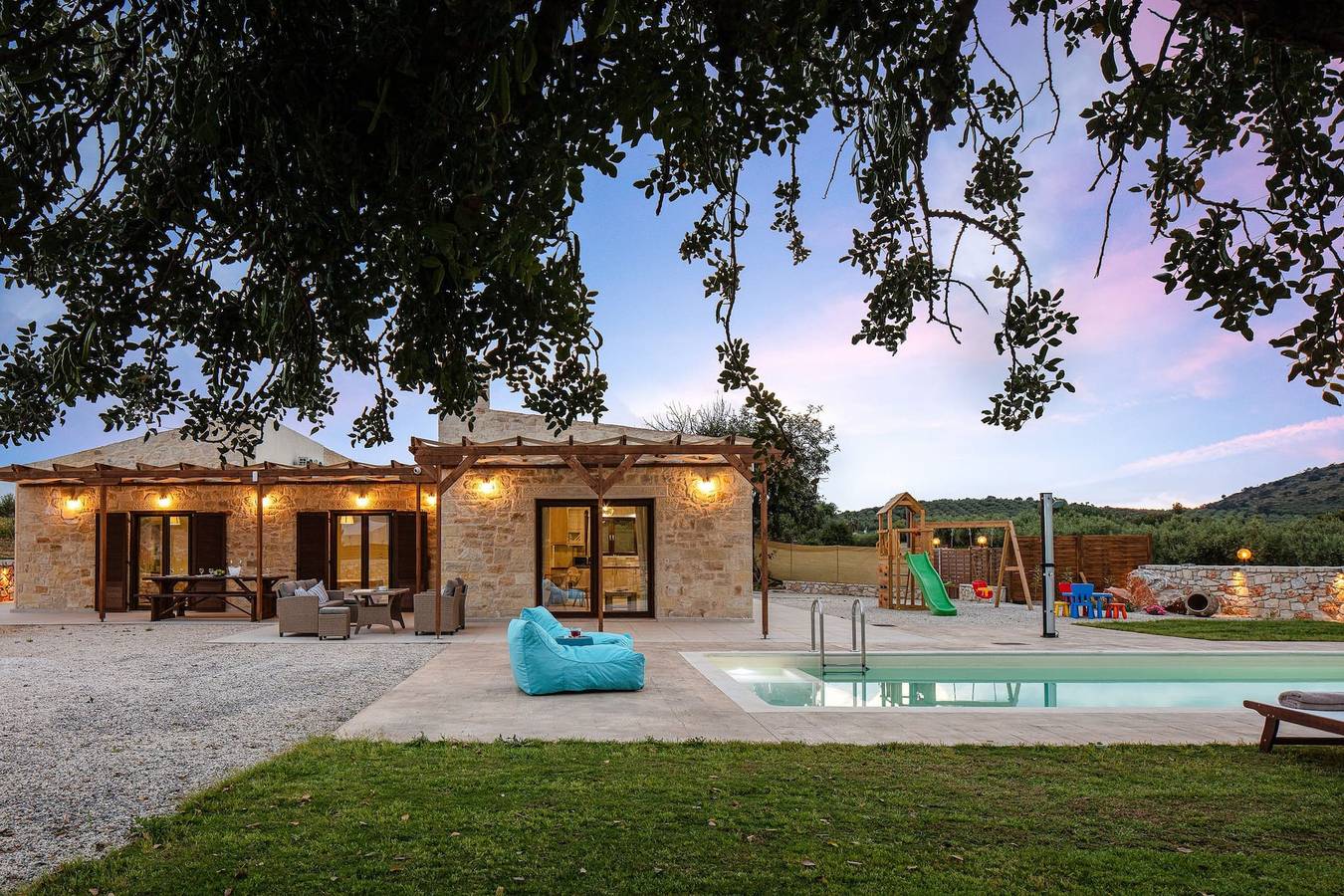 Unique Stonebuilt rural Retreat & private pool II in Rethymno en omgeving