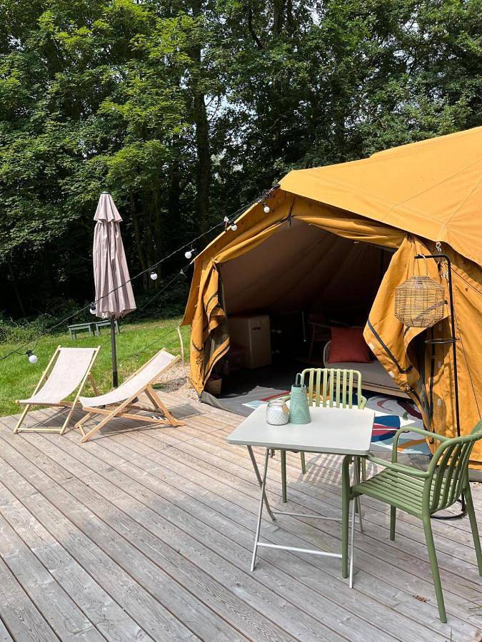 Camping voor 2 personen, met uitzicht en tuin in Vlaanderen