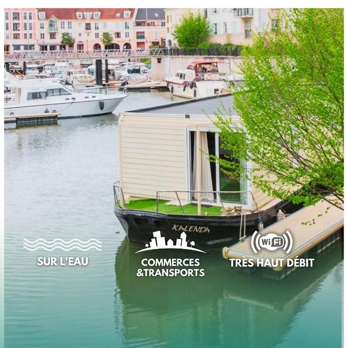Location de vacances pour 4 personnes, avec Terrasse et Vue sur le lac à Cergy