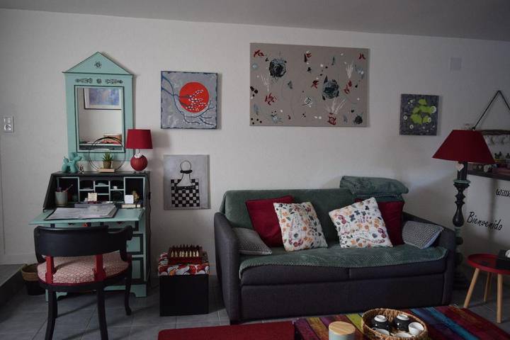 Maison de vacances pour 2 personnes, avec jardin et vue