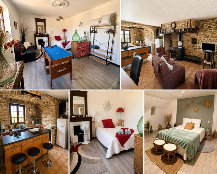 Location de vacances pour 6 personnes, avec Terrasse à Bournazel - 3