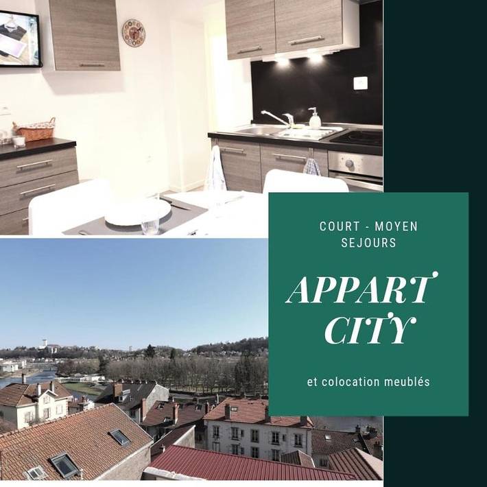 Appartement de vacances pour 6 personnes, avec Terrasse ainsi que Jardin et Vue