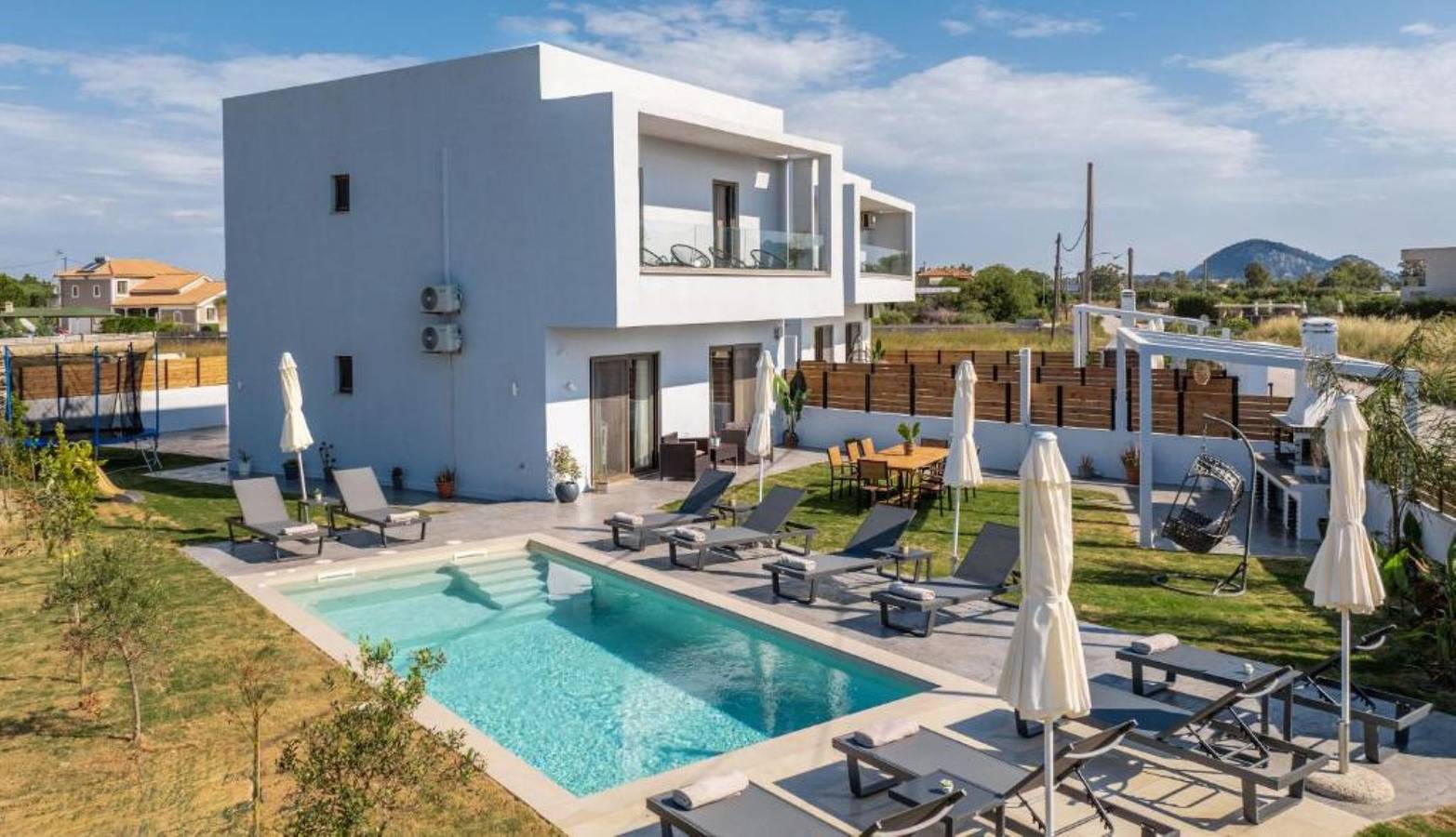 Villa für 10 Personen mit Terrasse in Laganas, Zakynthos