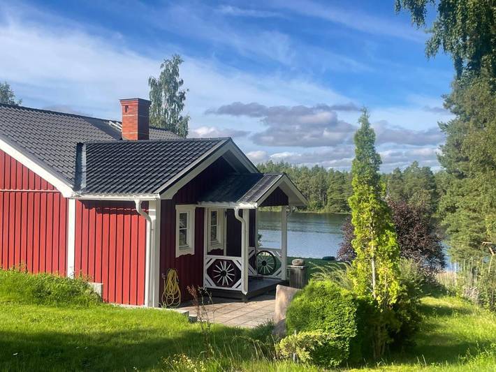 Hus för 9 Personer, med trädgård samt sjöutsikt och utsikt i Mora