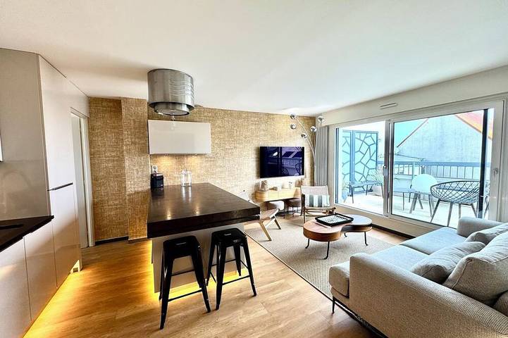 Location de vacances pour 4 personnes, avec balcon au Touquet-Paris-Plage